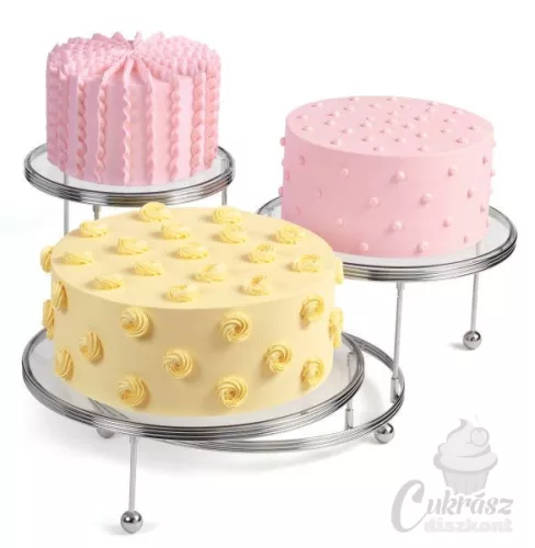 NL Wilton cakes 'n more 3 szintes tortaállvány
