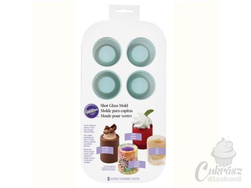 CM Wilton szilikon forma pohár 8 üreg