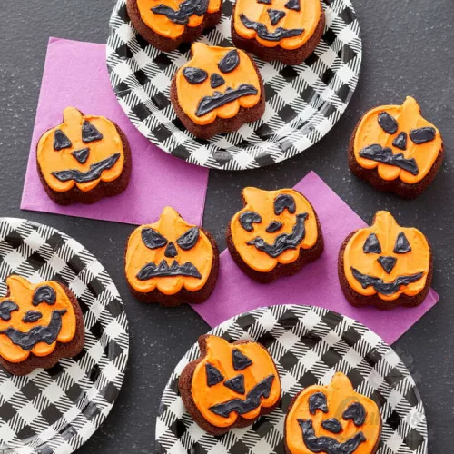 NL Wilton szilikon forma Halloween tök 6 üreg