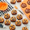 NL Wilton szilikon forma Halloween tök 6 üreg