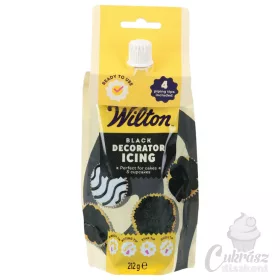 NL Wilton dekor cukormáz 212g fekete