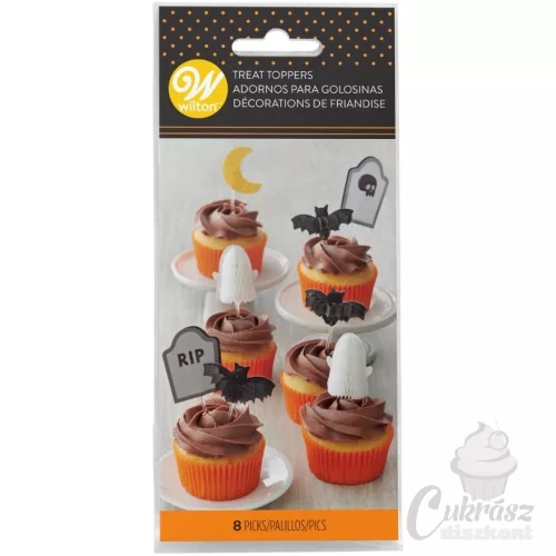 NL Wilton beszúró dísz Halloween 8db-os