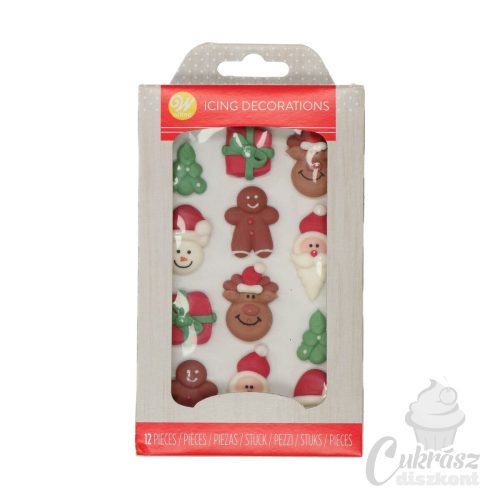 NL Wilton cukordekor karácsonyi szett 12db