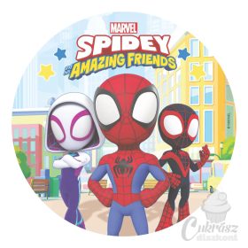 GY díszített ostyalap Spidey 20cm