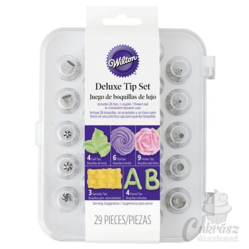 NL Wilton díszítőcső szett 29db-os