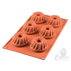 CM Silikomart forma - mini kuglóf 6 üreg