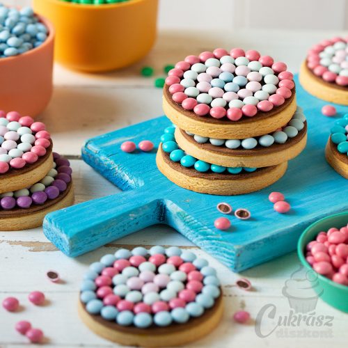 IT csokidrazsé korong 80g égkék