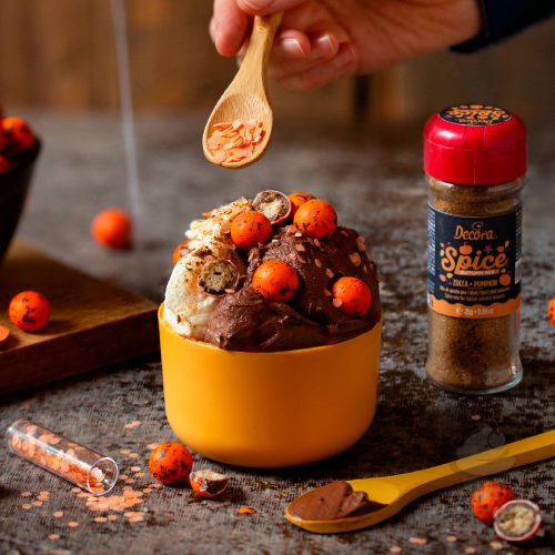 IT roppanós csokigolyó Halloween 100g 1,5cm