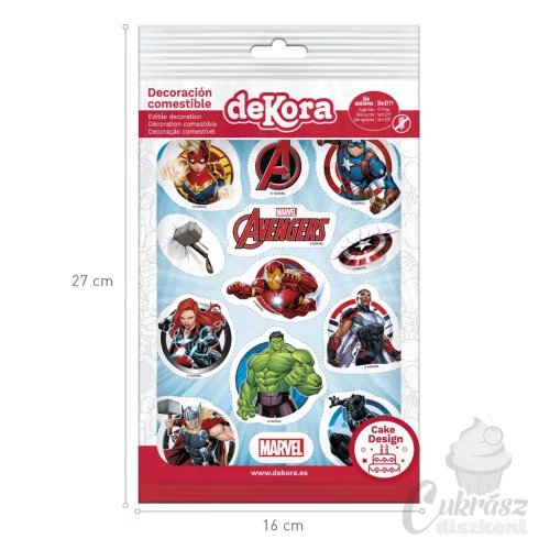 CM ostyadekor Marvel Bosszúállók 12 minta