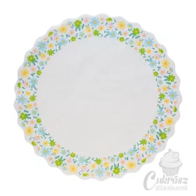 IT csipkepapír 30cm virágok 10db