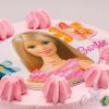 GY műanyag tortadísz Barbie 3db