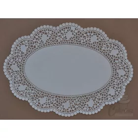 Csipkepapír ovális 26*36cm-es 100db-os