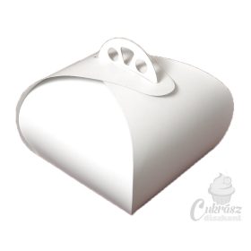 Díszdoboz fehér 20*20*16cm