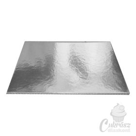 Dob szögletes ezüst 30*40cm