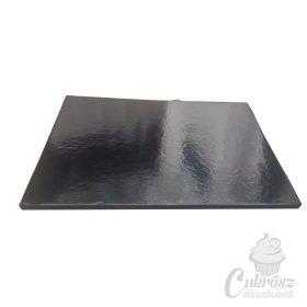 Dob szögletes fekete 30*40cm