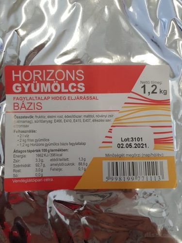 GE gyümölcsbázis 1.2kg-os Horizons
