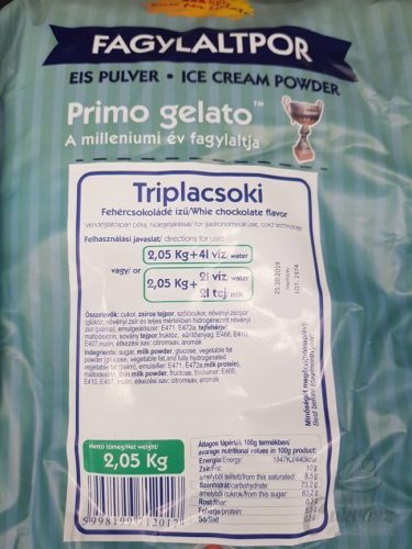 GE triplacsoki fehér fagylaltpor 2.05kg-os