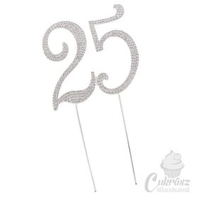 GY strassz beszúró évszám 25 ezüst