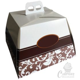 Piramis tortadoboz 32*32*20cm-es