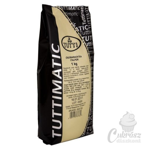 Tea italpor őszibarack ízű Tuttimatic 1kg-os