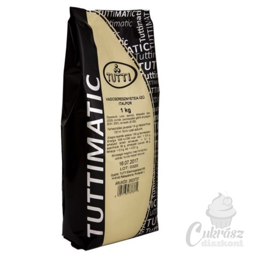 Tea italpor vadcseresznye ízű Tuttimatic 1kg-os