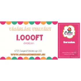 Vásárlási utalvány 1000Ft