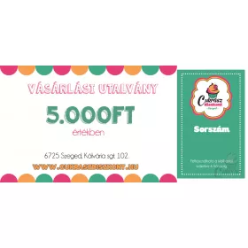 Vásárlási utalvány 5000Ft