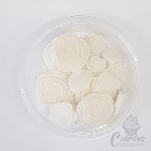 FK cukorvirág rózsa 3 méret 5+5+5db