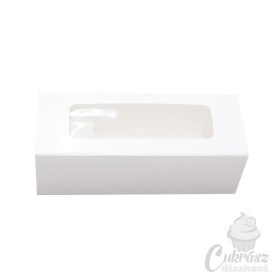 Macaronos doboz fehér kb.6 db-hoz (E)