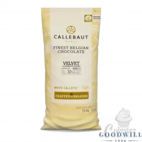 Fehércsokoládé 32% Callebaut  10kg-os velvet white
