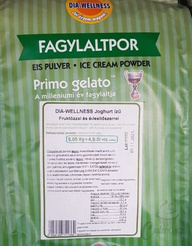 Dia-Wellness áfonyás joghurt fagyipor 2,05kg-os