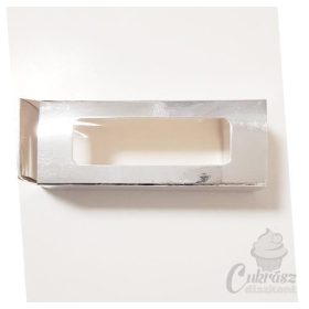 Macaronos doboz ezüst kb.6 db-hoz (E)