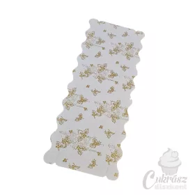 Bejglis alátét fagyöngyös 8*30cm 100db-os