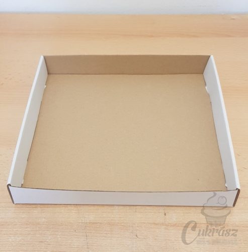 Tortadoboz külön fedeles 35*35*8cm TETŐ 10db-os
