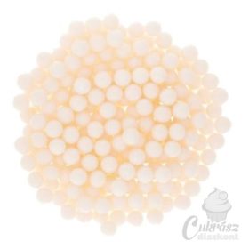 GY cukorgyöngy 9mm gyöngyház fehér 200g