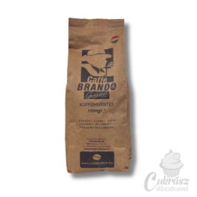 Kávé Caffe Brando koffeinmentes robusta 100% kávé 1kg-os
