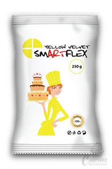 Smartflex Velvet tortaburkoló 250g sárga