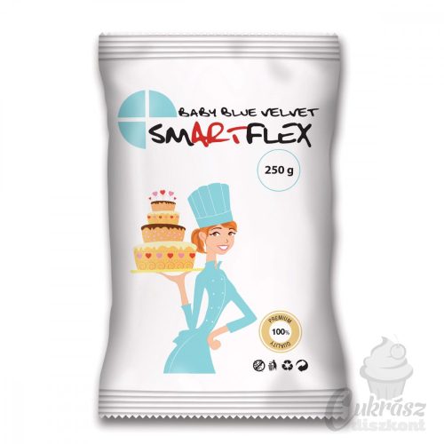 Smartflex Velvet tortaburkoló 250g világoskék