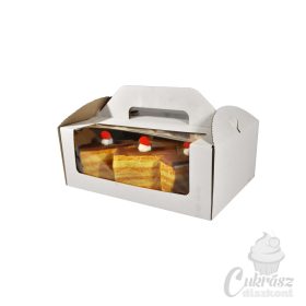 KM süteményes doboz ablakos 27*18*10cm