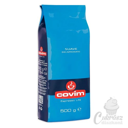 Kávé Covim koff.mentes Suave szemes kávé 0,5kg-os