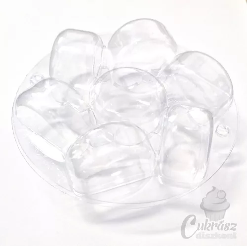 Müa macaron doboz  7db macaronnak alj+tető