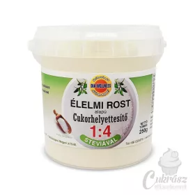 DW élelmi rost alapú cukorhely. 1:4 steviával 250g