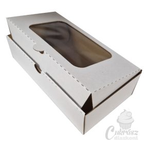 KM süteményes doboz ablakos 34*21,5*7,5cm N4.