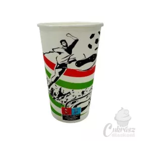Papírpohár 500ml 50db - focis