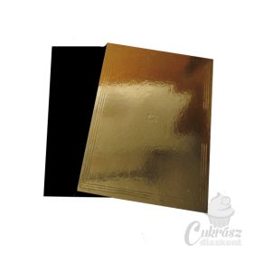 KM arany/fekete papírtálca 30*40cm 1db sima