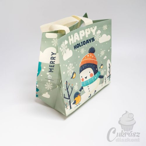 Ökotáska karácsonyi Télapó 30*30*20cm