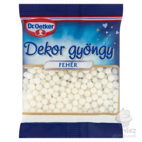 DR.Oetker dekorgyöngy fehér 30g