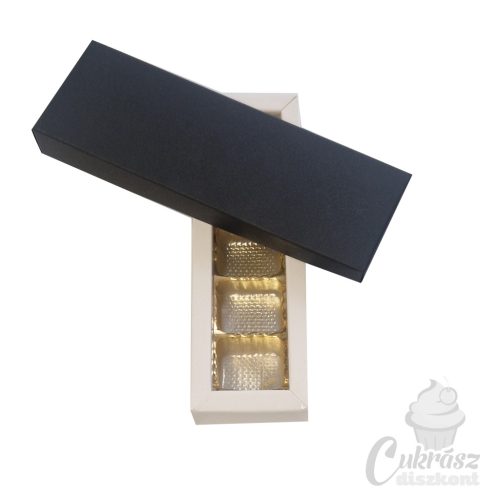 SC bon-bon doboz 5 üreg Assunta fekete