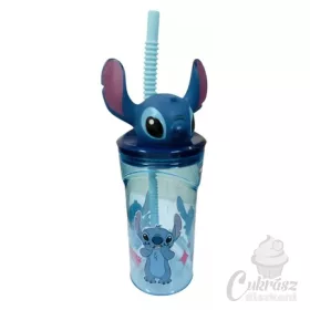 Szívószálas pohár 3D Stitch