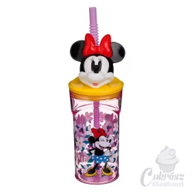 Szívószálas pohár 3D Minnie